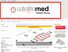 Tablet Screenshot of portal.satellitemed.com